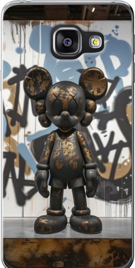 Чехол на Samsung Galaxy A3 (2016) A310F Bronze kaws v2 (6098t-159-42517)