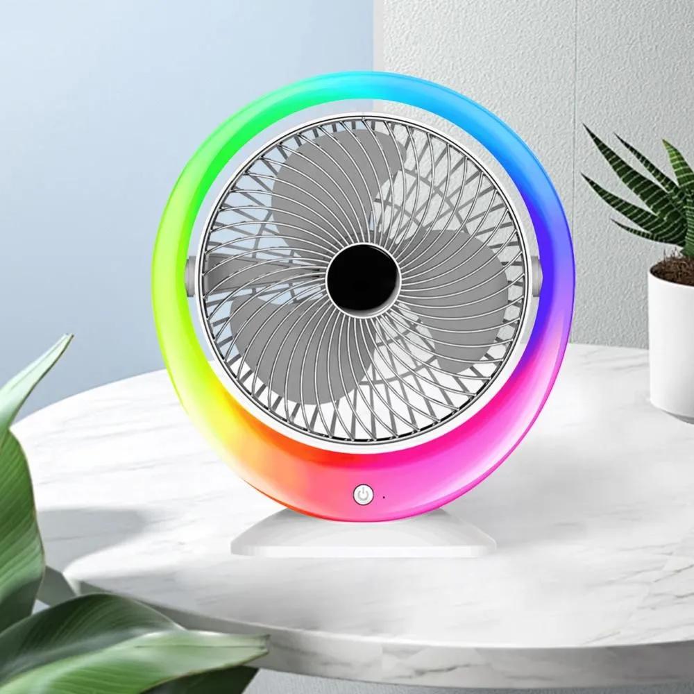 Мини-вентилятор портативный Portable Fan PF-14 USB с LED-подсветкой 3 скорости (SS-114) - фото 3 Мини-вентилятор портативный Portable Fan PF-14 USB с LED-подсветкой 3 скорости (SS-114) - фото 3