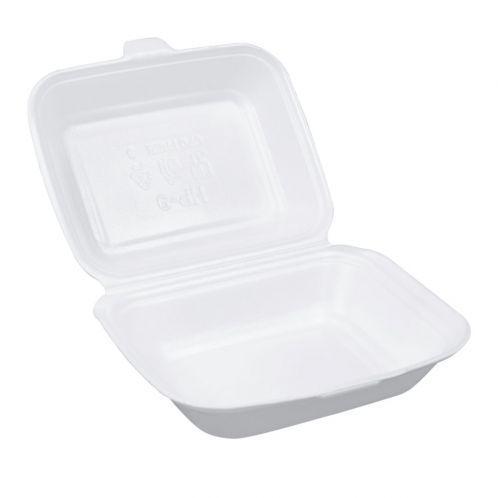 Ланч-бокс НР-9 з спіненого полістиролу 190x150x60 мм 250 шт. Білий (003400017)