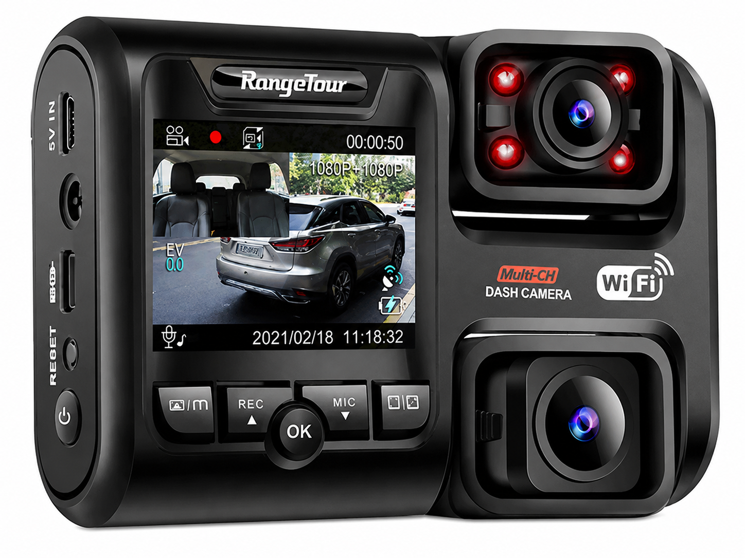 Видеорегистратор 4K 2160P WI-FI GPS (1010-364-00)