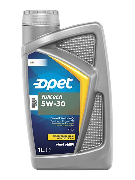 Моторное масло Opet FULLTECH 5W-30 синтетическое 1 л (12930291)