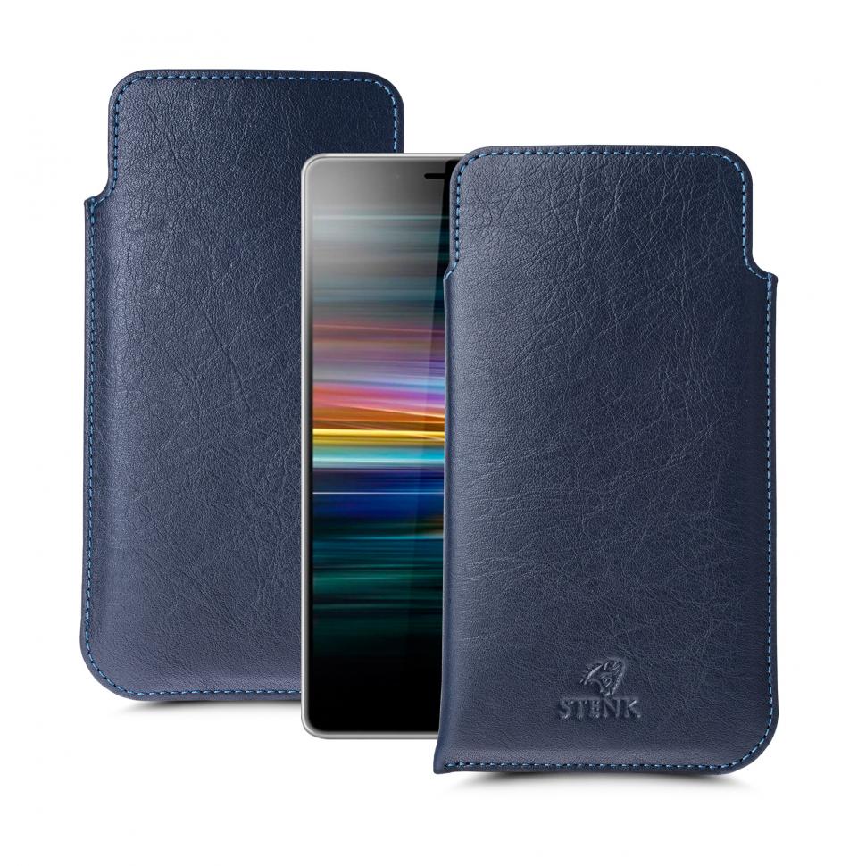 Футляр Stenk Elegance для Sony Xperia L3 Синий (63342)