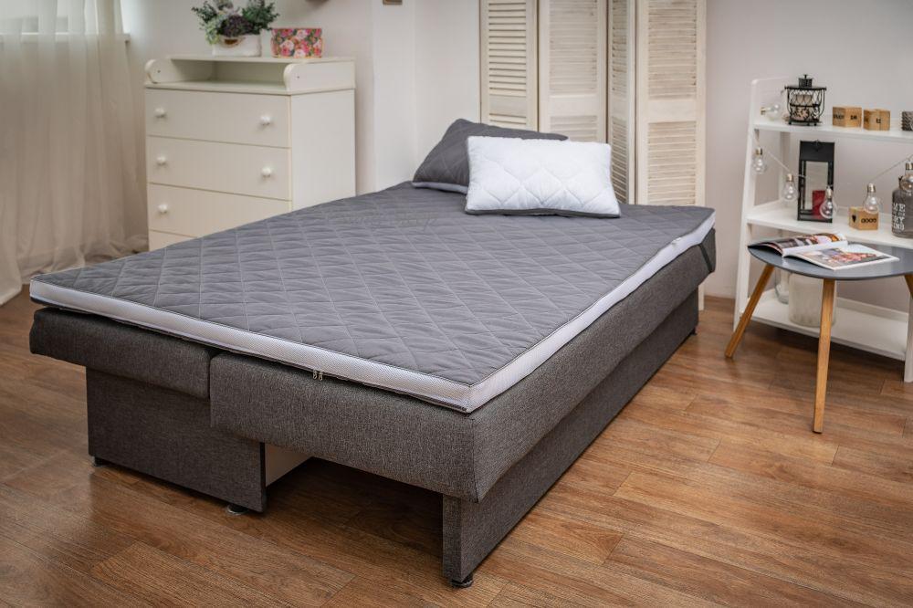 Матрас топпер Family Sleep Shine 80x190 см Gray/White (1306) - фото 2