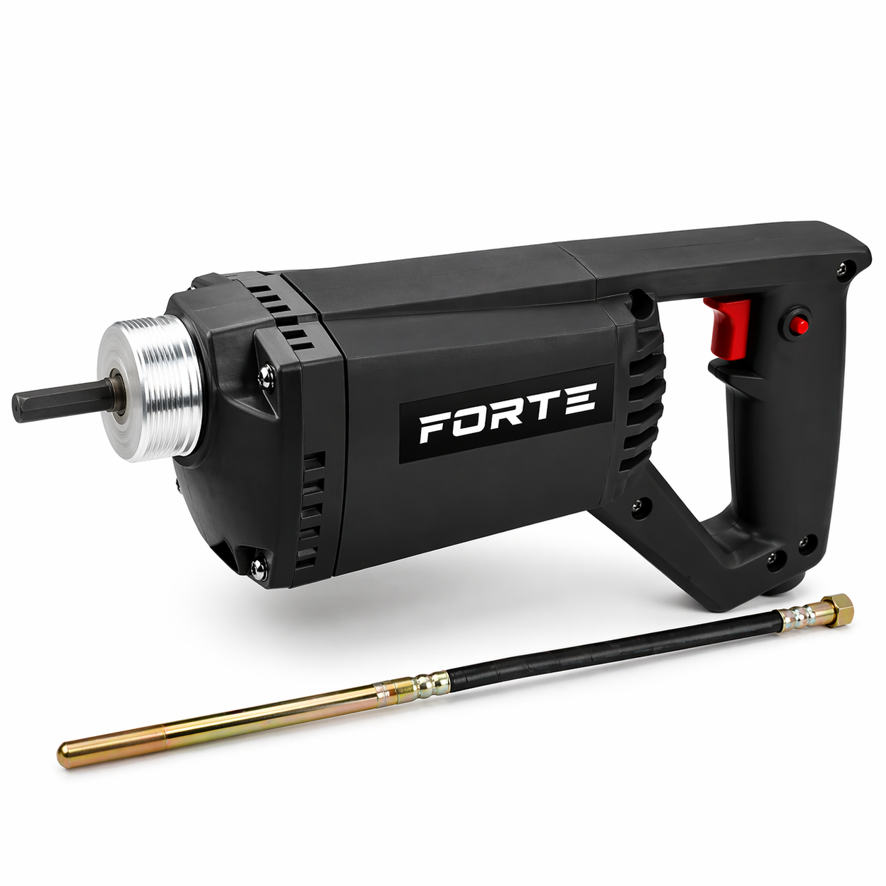 Глубинный вибратор для бетона Forte CV-85 850 Вт булава 35 мм вал 1,5м