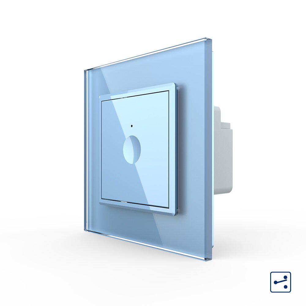 Вимикач Livolo Sense сенсорний прохідний 1 сенсор Блакитний (722000319) - фото 2 Вимикач Livolo Sense сенсорний прохідний 1 сенсор Блакитний (722000319) - фото 2