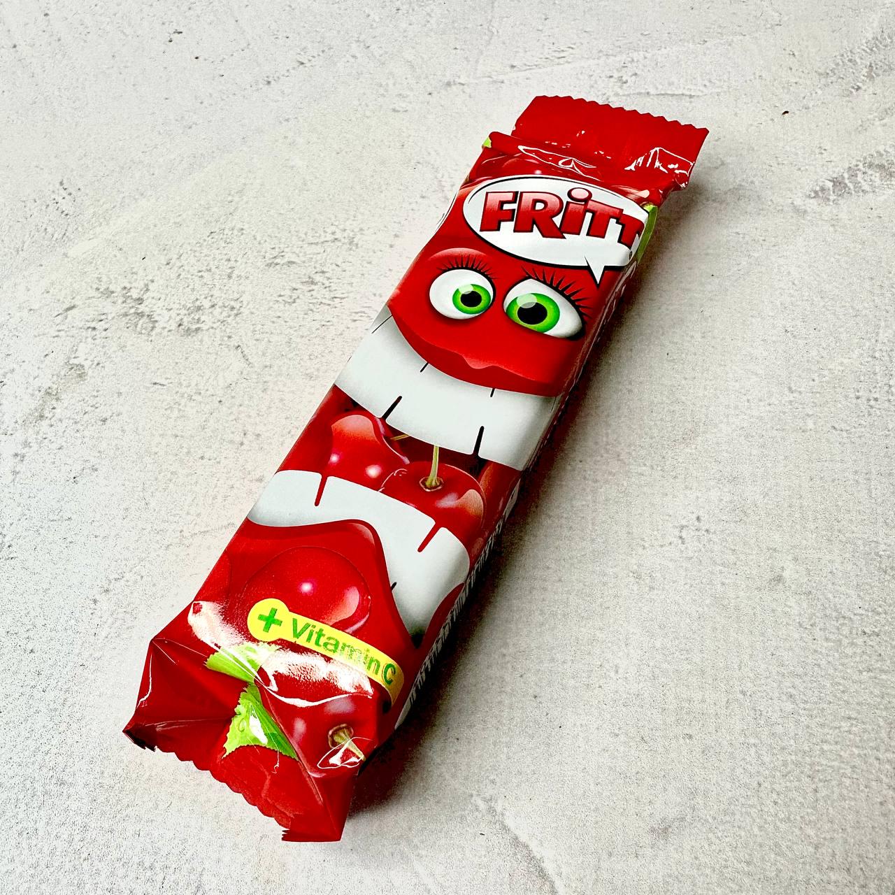 Цукерки жувальні Fritt зі смаком вишні та вітаміном С Fritt 70г Цукерки жувальні Fritt зі смаком вишні та вітаміном С Fritt 70г