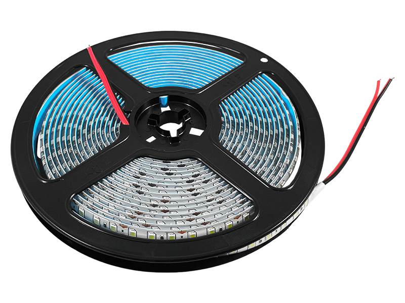 Светодиодная лента Lemanso LM849 SMD2835 120 LED 12 В 10 Вт/м 720Lm IP65 6500К 1 м Холодный белый (8193)