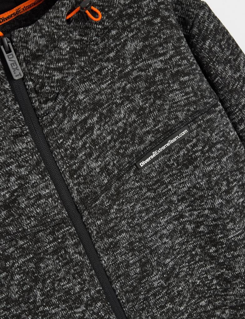 Толстовка чоловіча Diverse DKR CROSS 6 XL Чорний меланж (5905384065568) - фото 6