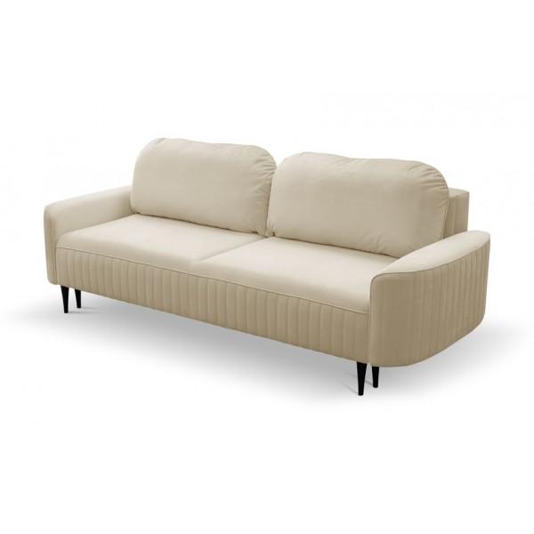 Диван раскладной Perfect Home Vena из натурального дерева/ДСП/ткани Velluto 2 Бежевый (49721) - фото 6 Диван раскладной Perfect Home Vena из натурального дерева/ДСП/ткани Velluto 2 Бежевый (49721) - фото 6