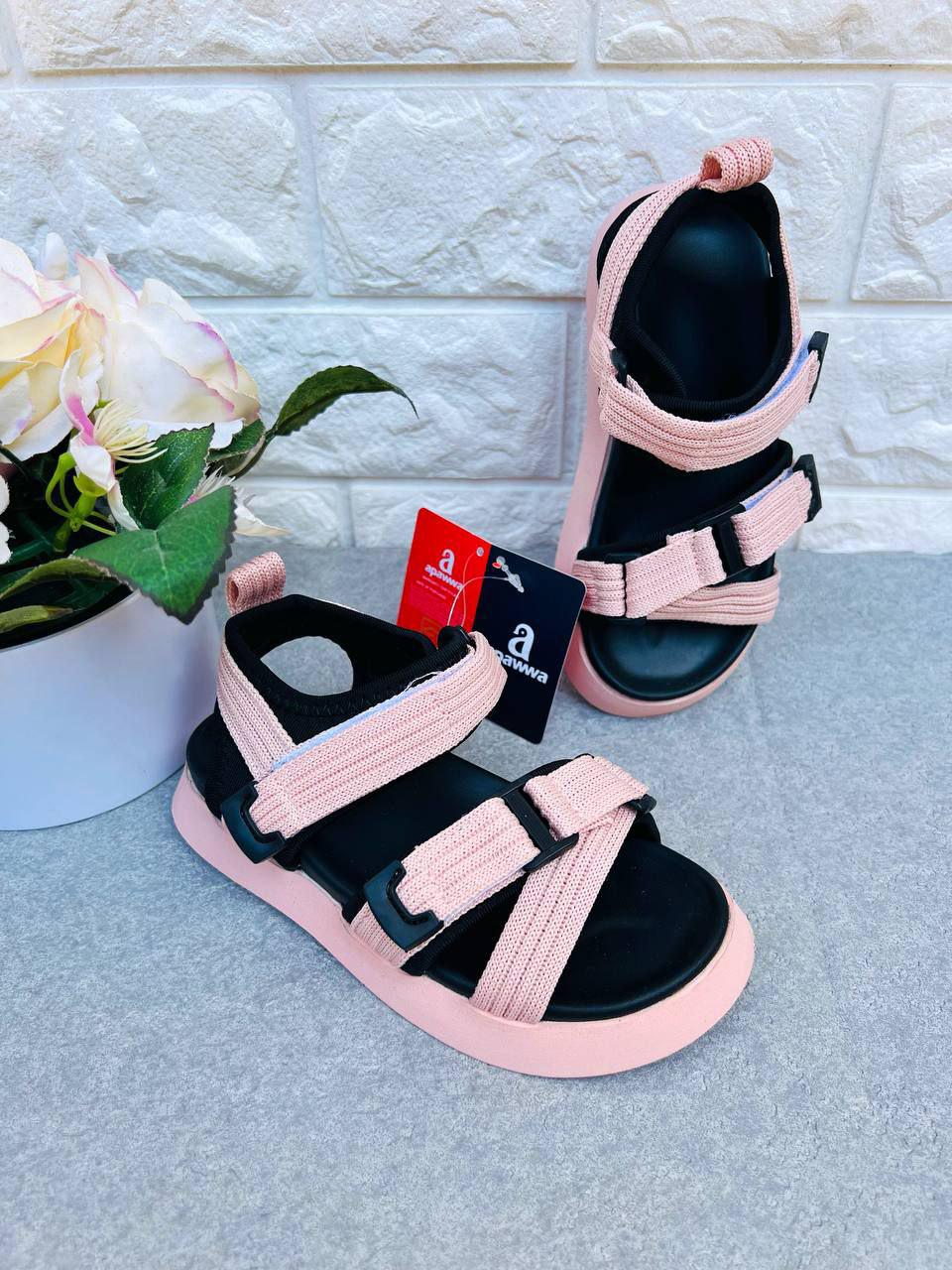 Босоножки для девочки Apawwa 1737 р. 30 18,5 см Розовый
