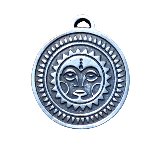 Амулет Amulets of the World Солнца 2,5x2,5x0,3 см Серебреный (t07016-01)