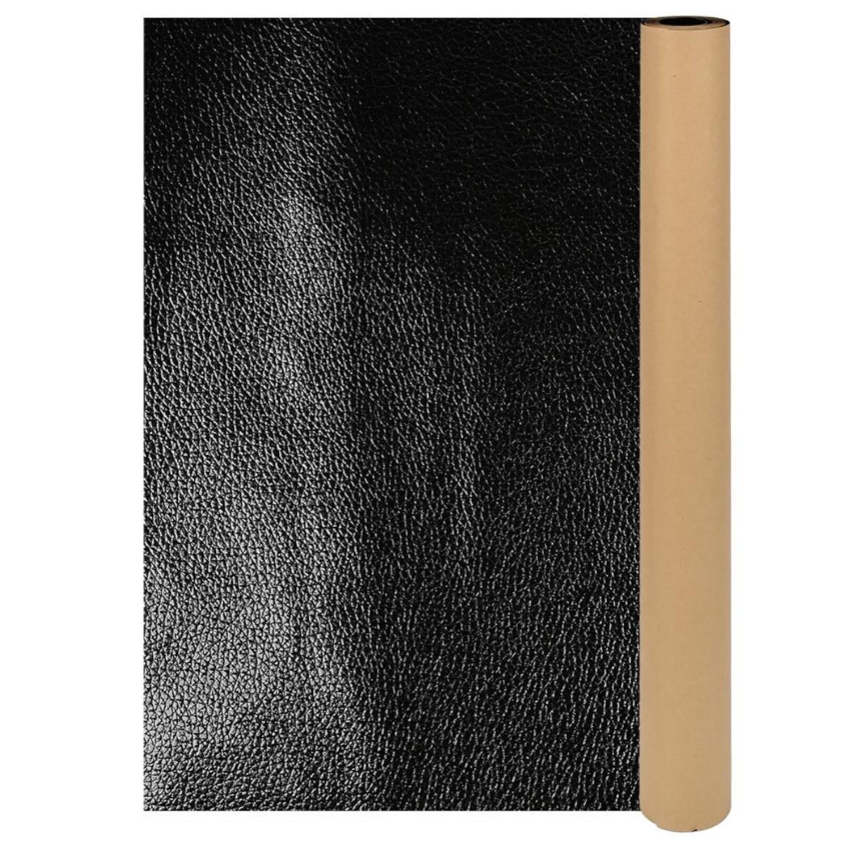 Кожзаменитель самоклеящийся Sticker Wall 50х137 см Черный