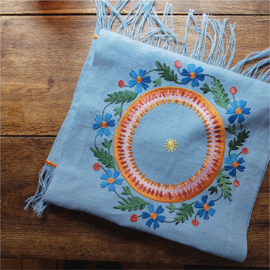 Доріжка на стіл Журавлі