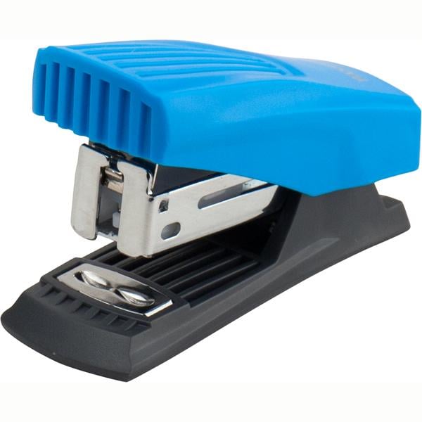 Степлер Axent Shell скобы №24/6 до 12 листов пластиковый Голубой (4831-07-a)