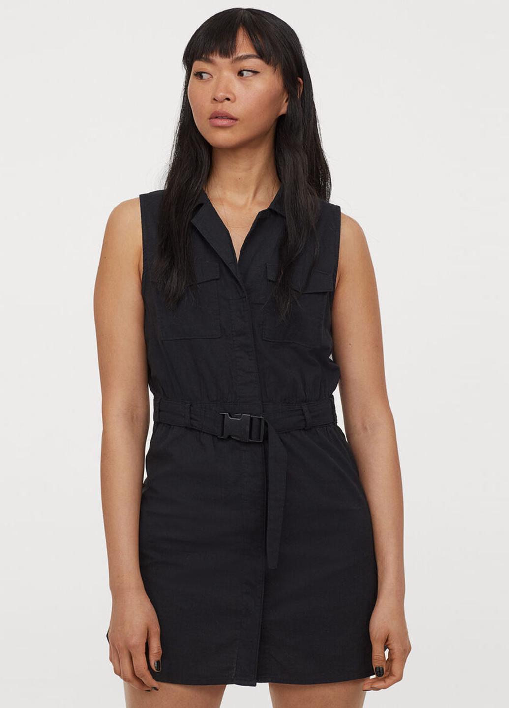 Платье H&M р. 36 Черный (8590811b16)