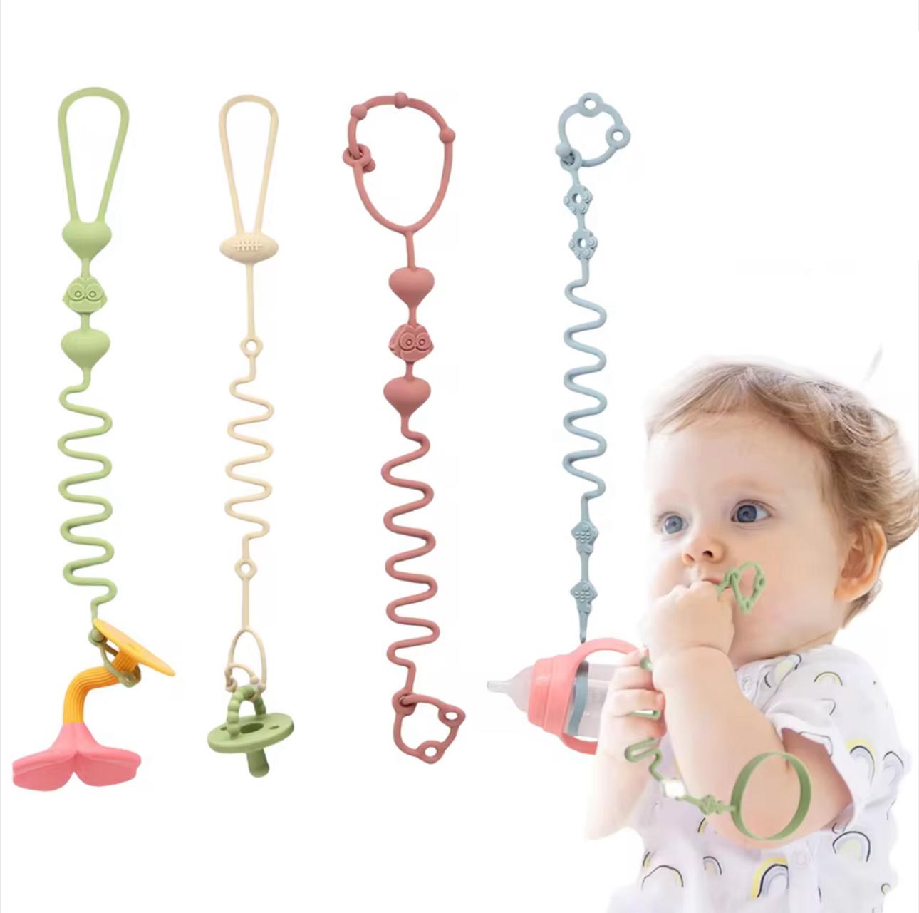 Набор универсальных силиконовых держателей для игрушек 4 шт. и 2 клипсы - фото 10