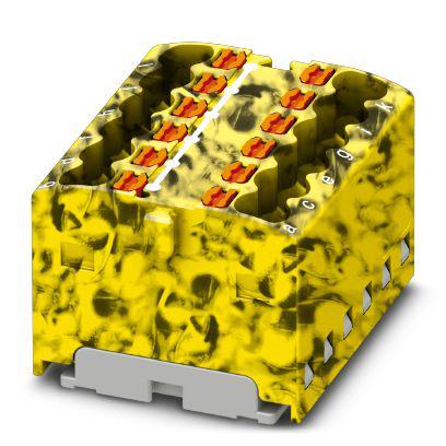 Розподільний блок Phoenix Contact PTFIX 12X1,5-FE 450В 17,5A Push-in Жовто-чорний (3002796)