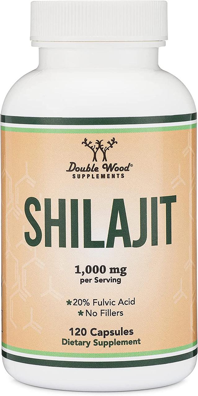 Мумие Double Wood Supplements Shilajit Resin 1000 mg 120 capsules - фото 4