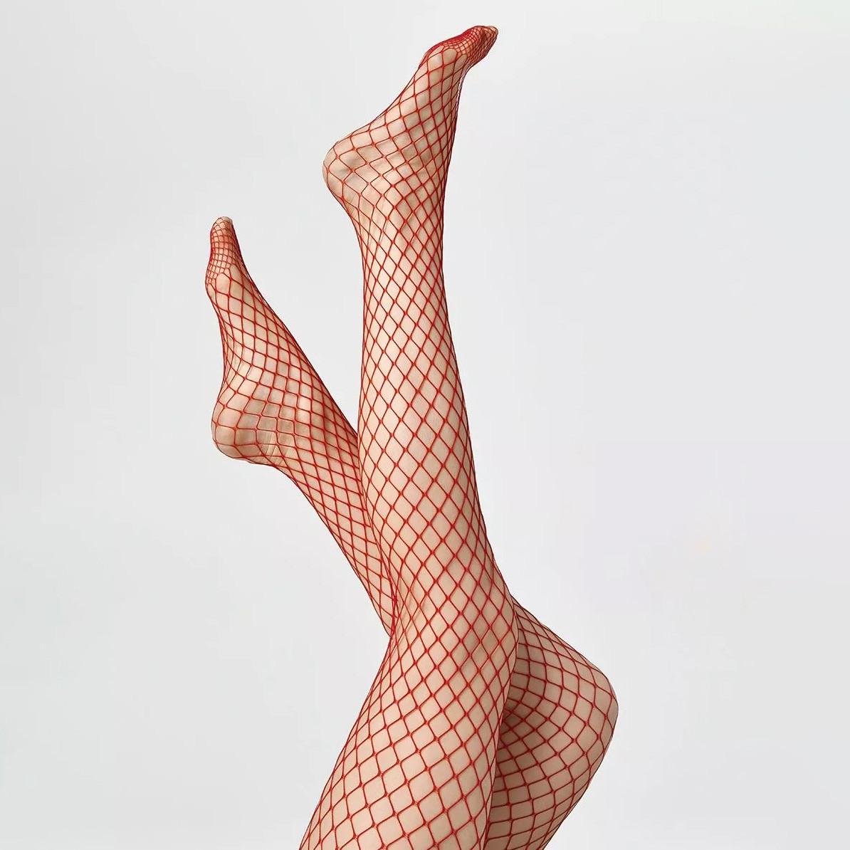 Колготы средняя сетка бесшовные One Size Красный (1896) - фото 3 Колготы средняя сетка бесшовные One Size Красный (1896) - фото 3