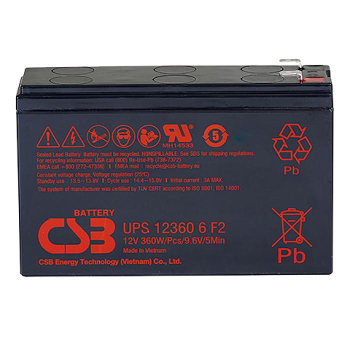 Батарея аккумуляторная CSB UPS123606F2/F1 12V 6Ah