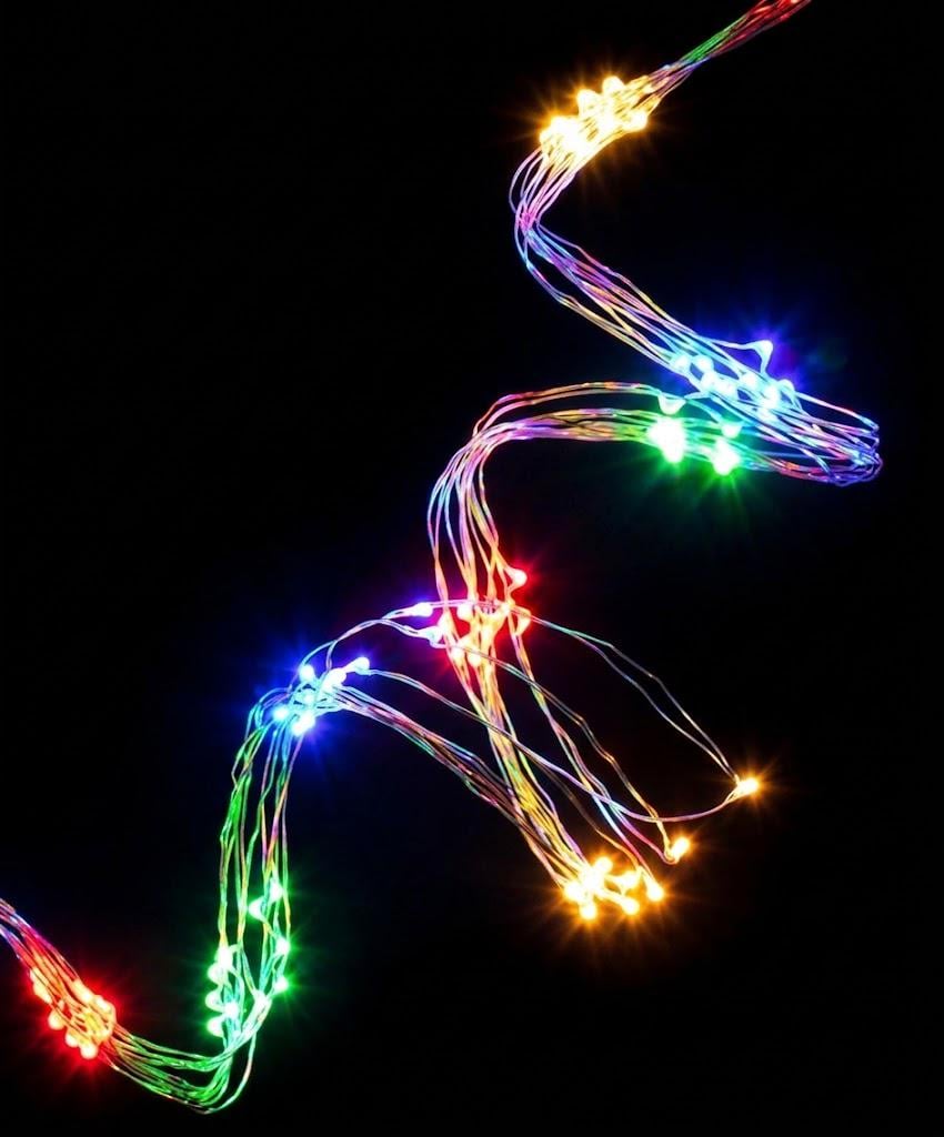 Гирлянда Пучок-роса 2 м 10 линий 200LED реле 8 режимов USB RGB (FFJ00210)