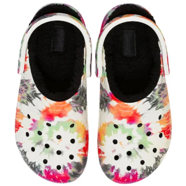 Сабо утепленные Crocs Classic Lined Tie Dye Clogs р. 38-39 25 см (2043716942)