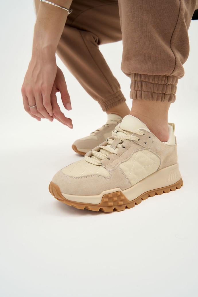 Кроссовки женские LONZA р. 38 Бежевый (180852) Кроссовки женские LONZA р. 38 Бежевый (180852)