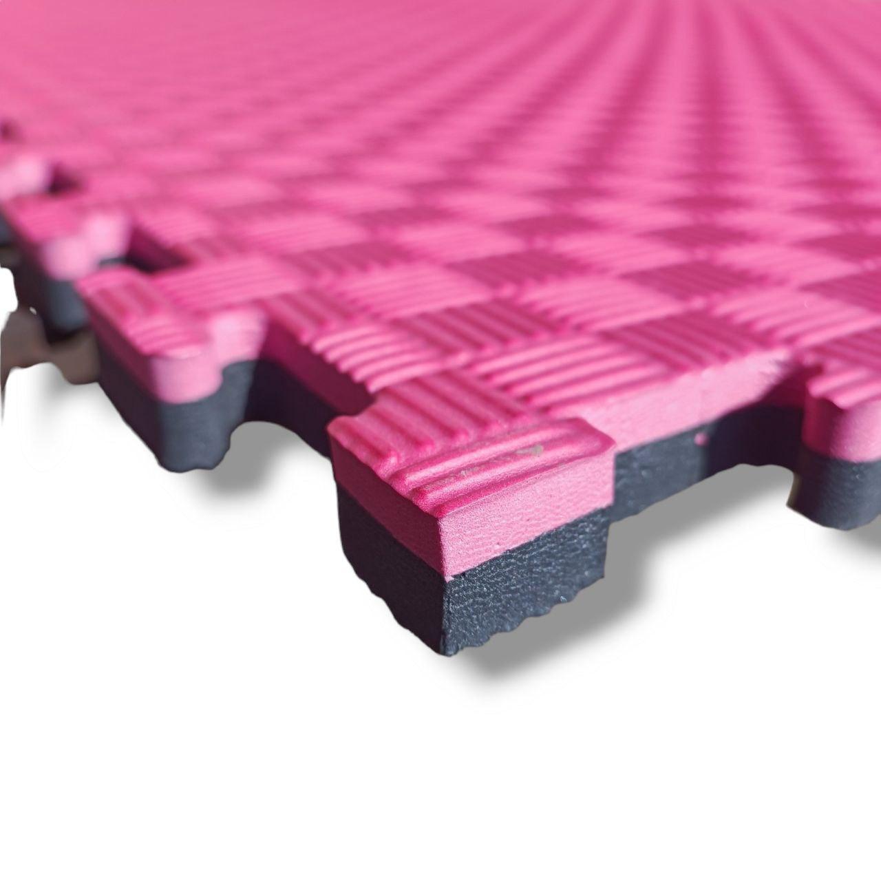 Мат спортивний ТАТАМІ EVA 1000х1000х20 мм Червоно-чорний