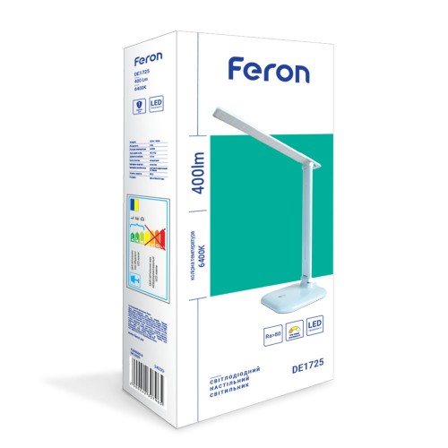 Настільна лампа Feron 9 Вт 6400К Блакитний (DE1725) - фото 6