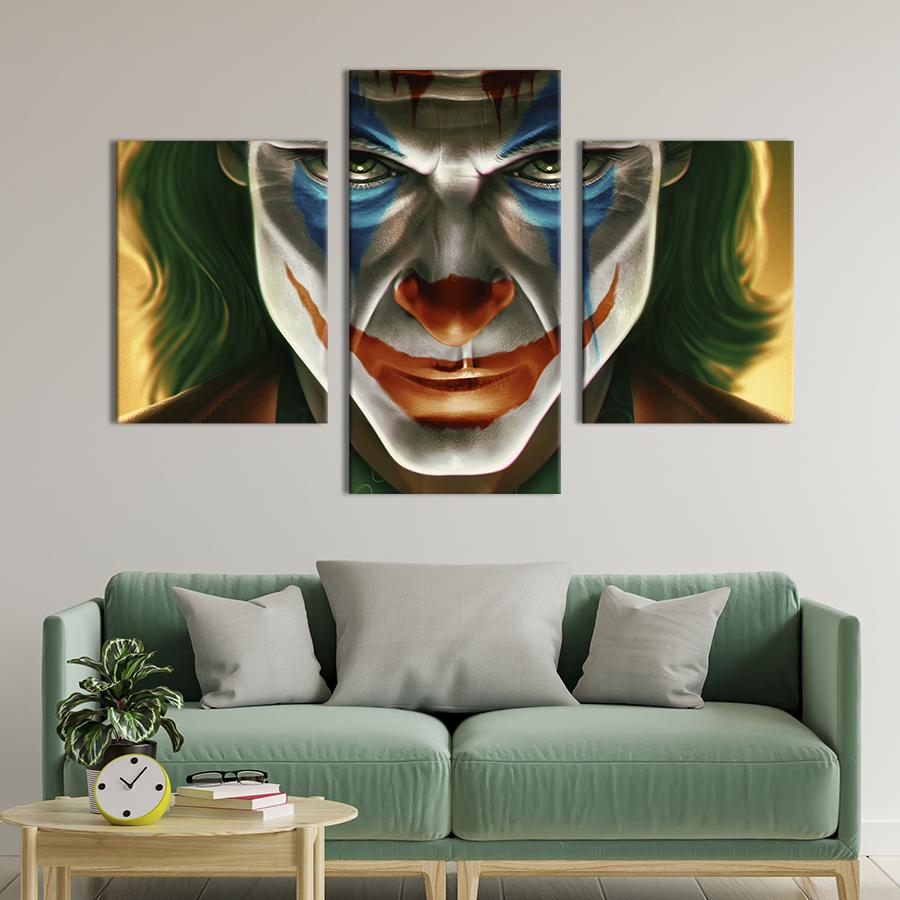 Картина для интерьера Joker Joaquin Phoenix 96x60 см (720-32)