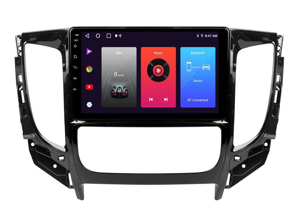 Автомагнитола штатная Sigma S9332 для Mitsubishi L200 5 F2 Automatic air conditioning 2015-2019 3/32 Gb 4G DSP 9" (AR-91223)