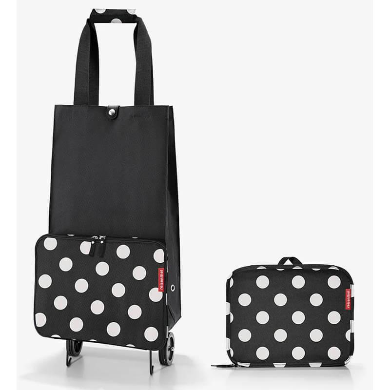 Хозяйственная тележка-трансформер Reisenthel 29x66x27 см 30 л Dots white (HK7073) - фото 2