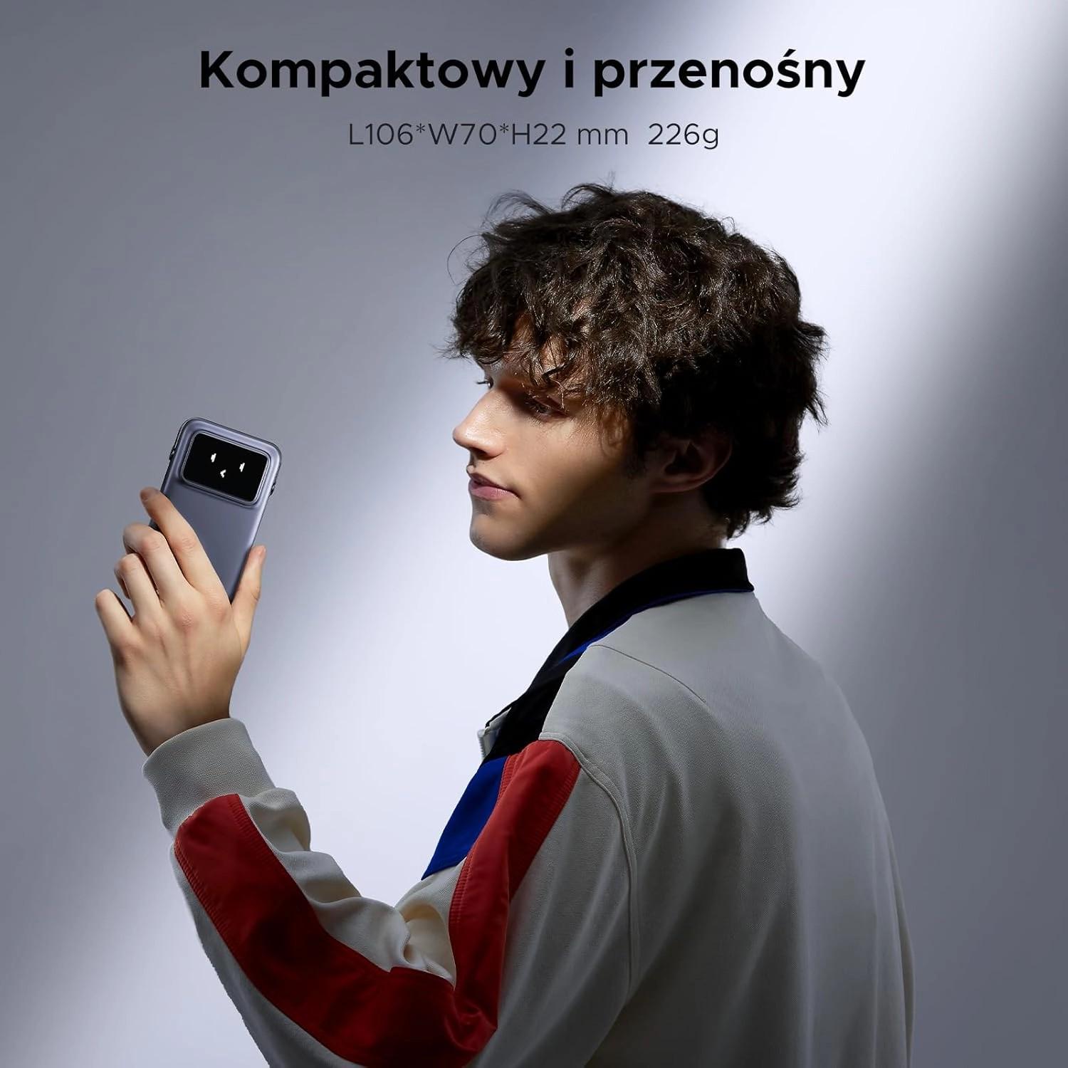 Повербанк Ugreen Uno PB572 10000 mAh 7,5W Grey (45327) - фото 8 Повербанк Ugreen Uno PB572 10000 mAh 7,5W Grey (45327) - фото 8