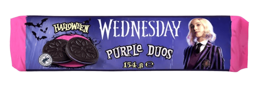 Печенье Halloween Wednesday Purple Duos 154 г (2794508227)