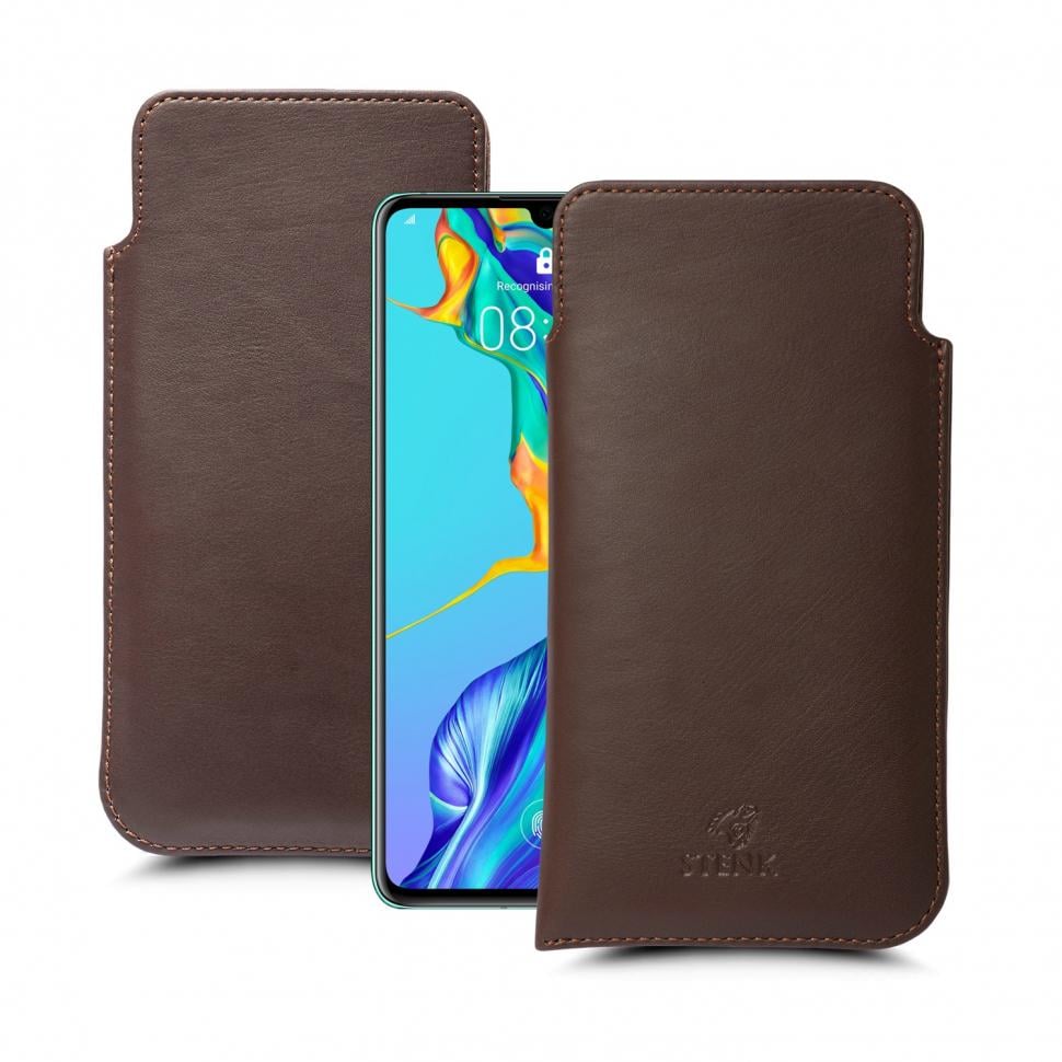 Футляр Stenk Elegance для Huawei P30 Коричневый (63027)