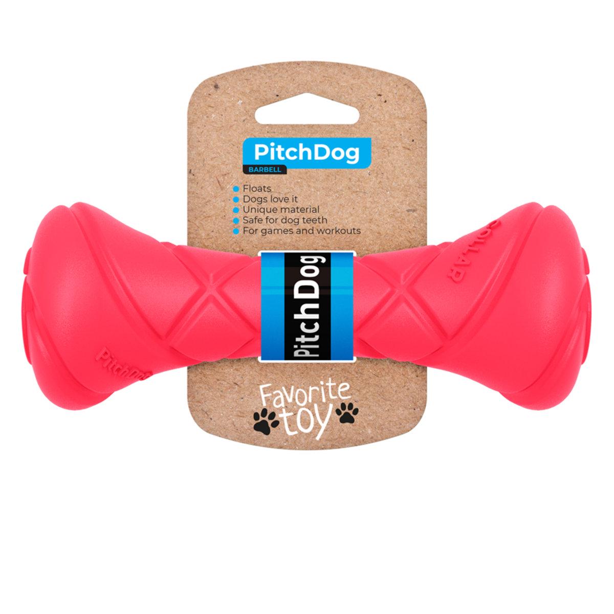 Игрушка для собак Collar Pitchdog barbell гантеля 19 см Розовый (62397)