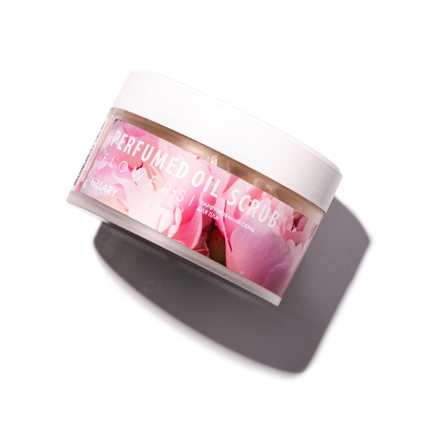 Скраб для тіла парфумований Hillary Perfumed Oil Scrub Flowers 200 г