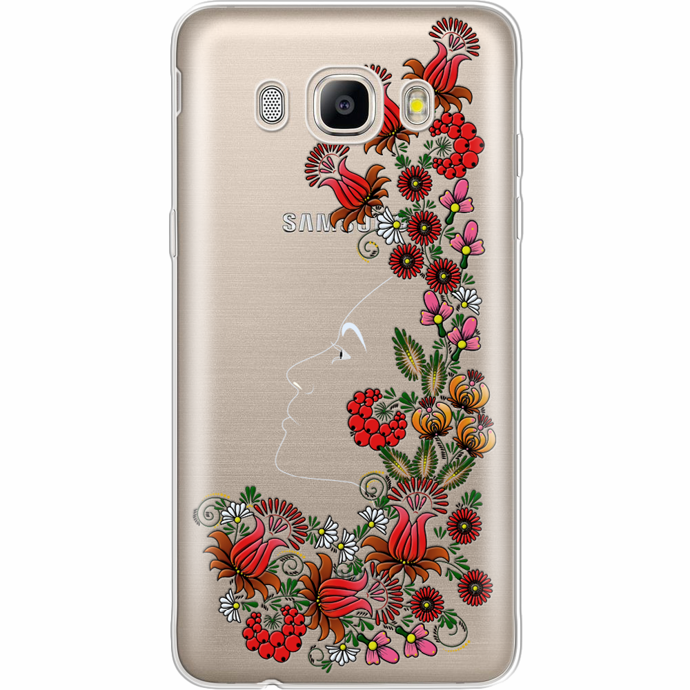 Чехол BoxFace Samsung J510 Galaxy J5 2016 3D Ukrainian Muse Прозрачный силикон (25137-bk64-25137)