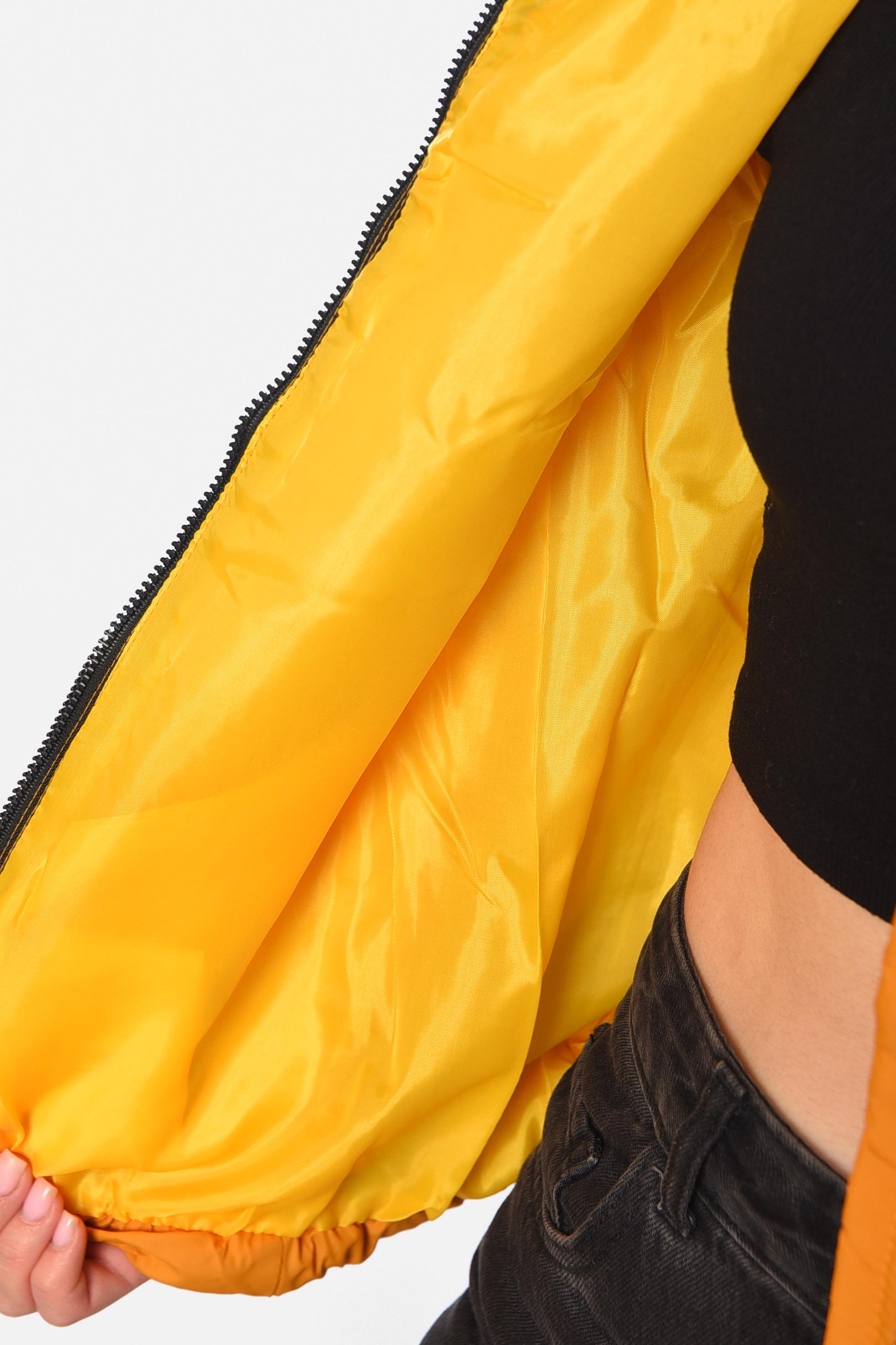 Куртка женская демисезонная S Горчичный (197049) - фото 4 Куртка женская демисезонная S Горчичный (197049) - фото 4