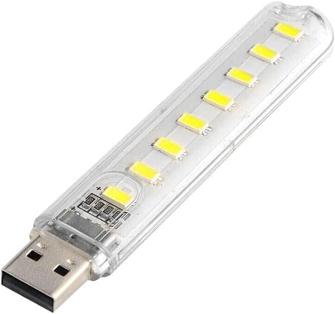 Ліхтарик портативний NE.BULO 020 LED USB з 8 світлодіодами (2058511369)