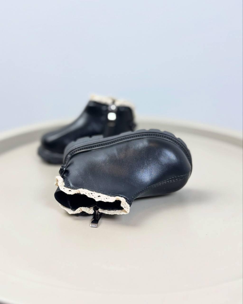 Ботинки детские осенние 1480 р. 19 Черный (25164375) - фото 3 Ботинки детские осенние 1480 р. 19 Черный (25164375) - фото 3