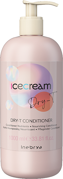 Кондиционер для сухих и вьющихся волос Inebrya Ice Cream Dry-T Conditioner 1000 мл (944581427)