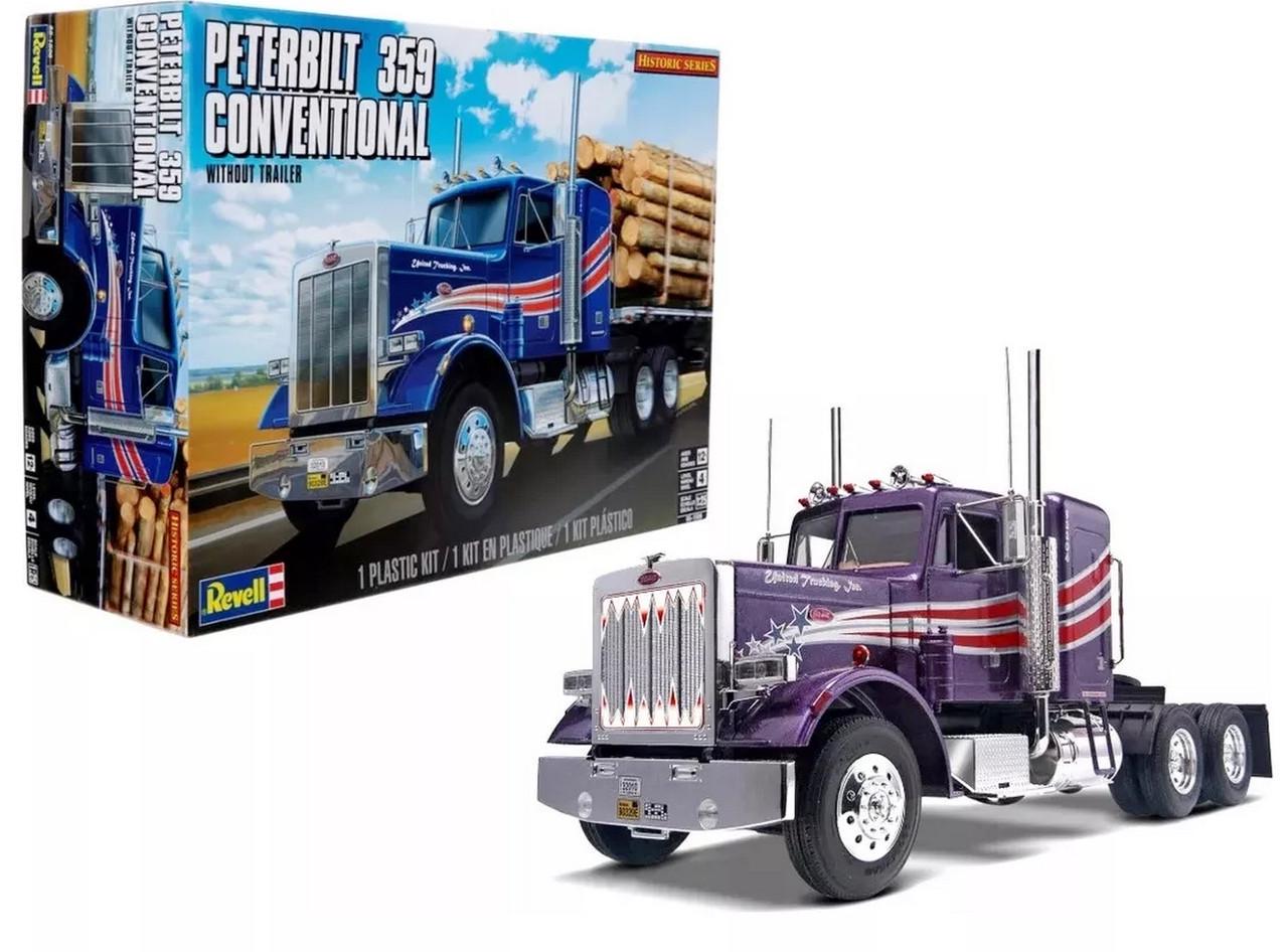 Сборная модель Revell Грузовой тягач Peterbilt 359 уровень 4 масштаб 1:25 (RVL-11506) - фото 2