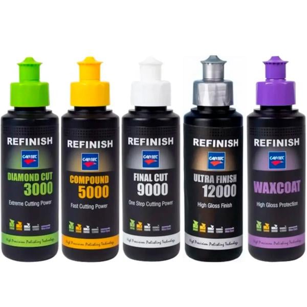 Набір паст полірувальних Cartec Refinish Promo Pack 150 мл 5 шт. (REFLPP)