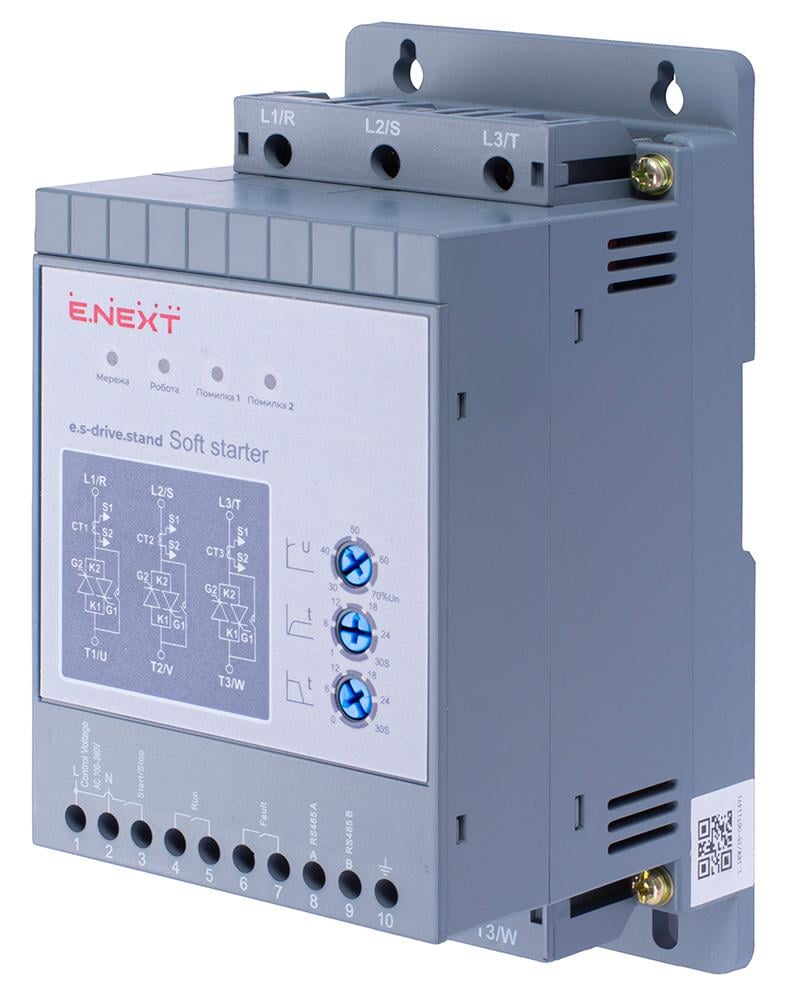 Пристрій плавного пуску E.NEXT e.s-drive.stand.1R5 3Ф 3А 1,5кВт 400В (s084006)