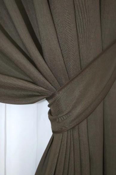 Тканина для штор Ibiza жаккард Молочний шоколад (1199ш) - фото 2 Тканина для штор Ibiza жаккард Молочний шоколад (1199ш) - фото 2