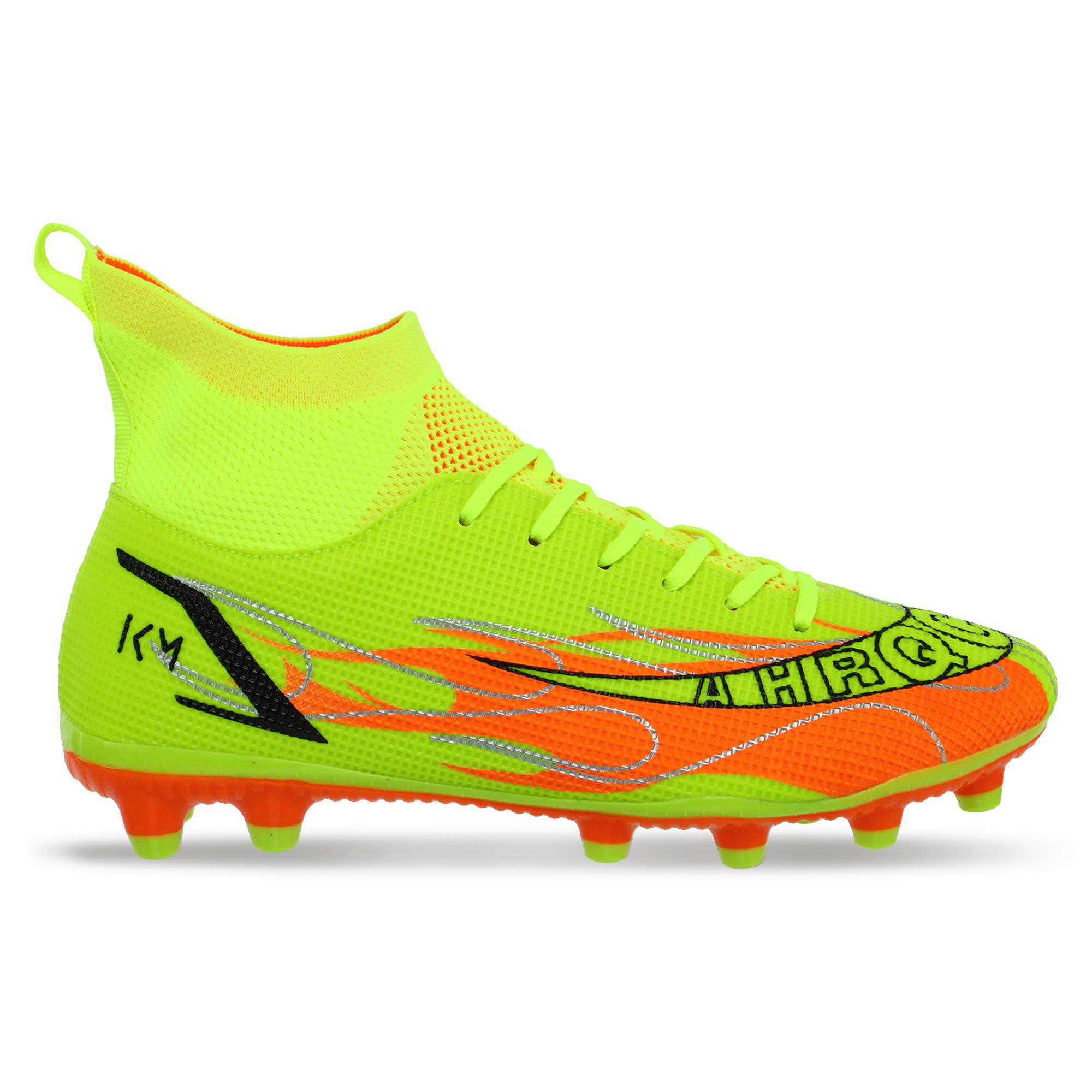 Бутсы футбольные CR7 р. 39 Салатовый/Оранжевый (228-1-3)