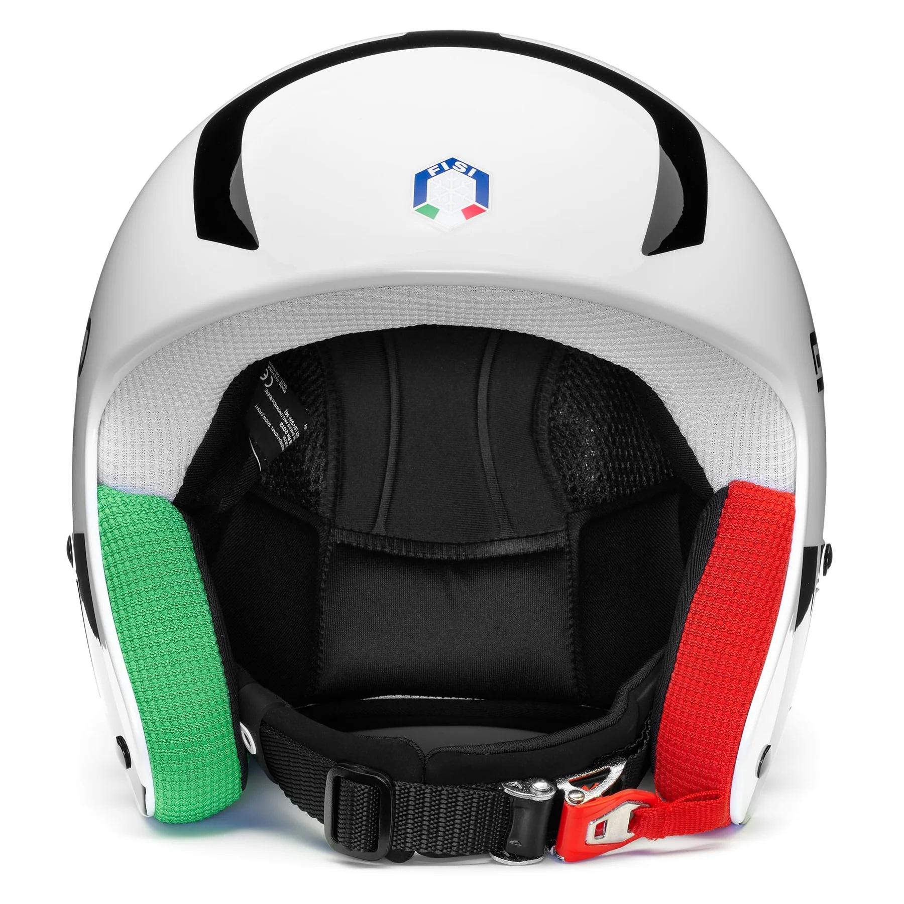 Шолом гірськолижний підлітковий Briko Vulcano FIS 6.8 FISI JR S/M White/Black (4884218558-J) - фото 2