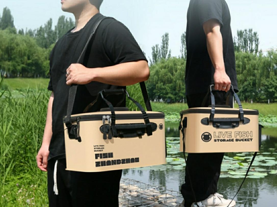 Сумка для рыбалки 20 л 39х24х22 см Бежевый - фото 6