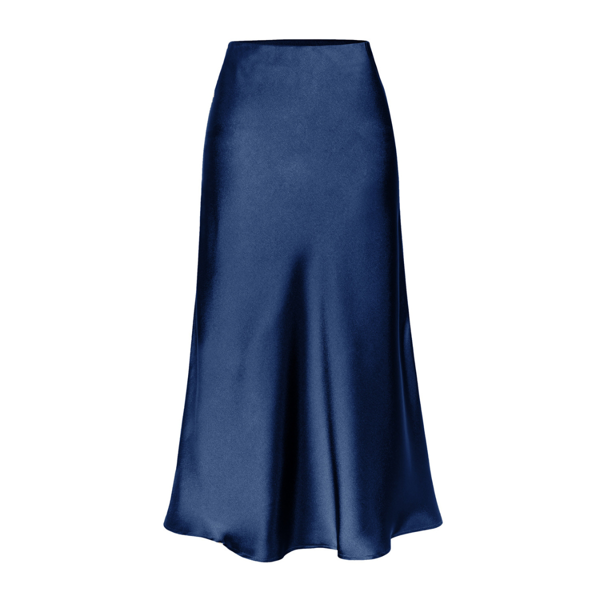 Юбка атласная меди с высокой талией SkirtSoll L Темно-синий (3563) Юбка атласная меди с высокой талией SkirtSoll L Темно-синий (3563)